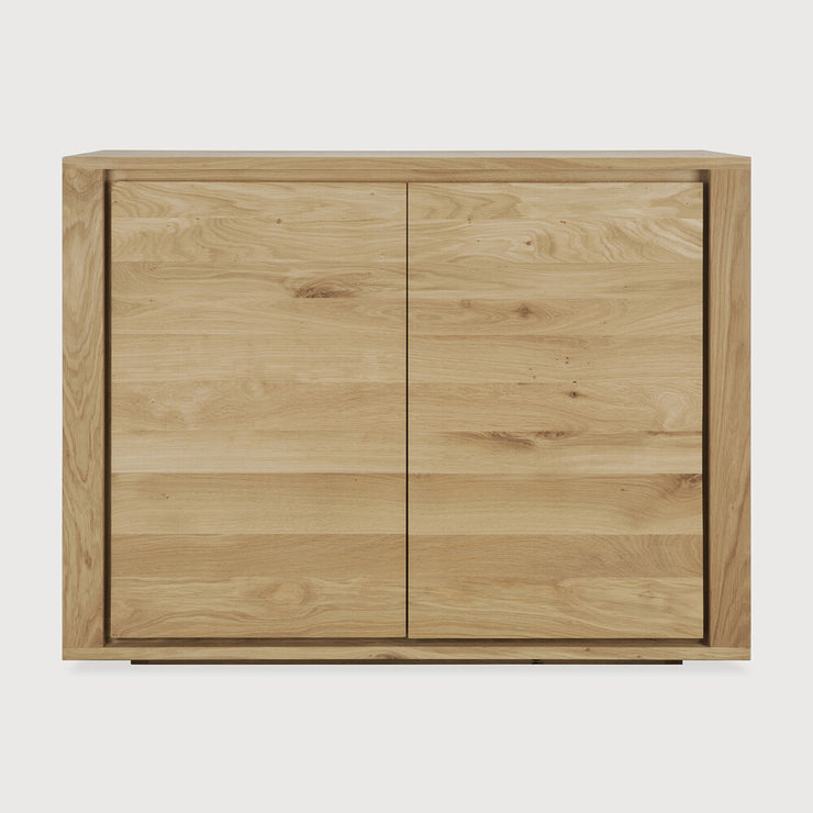 ETHNICRAFT OAK SHADOW 2 DOOR SIDEBOARD