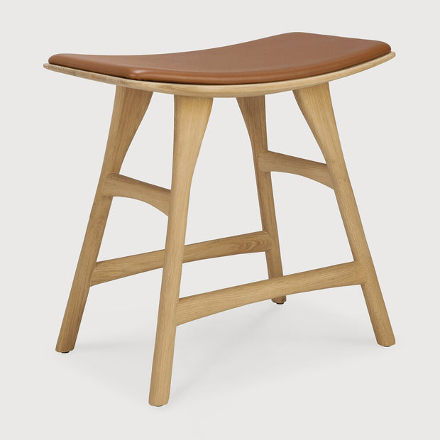 ETHNICRAFT OSSO DINING STOOL LOW