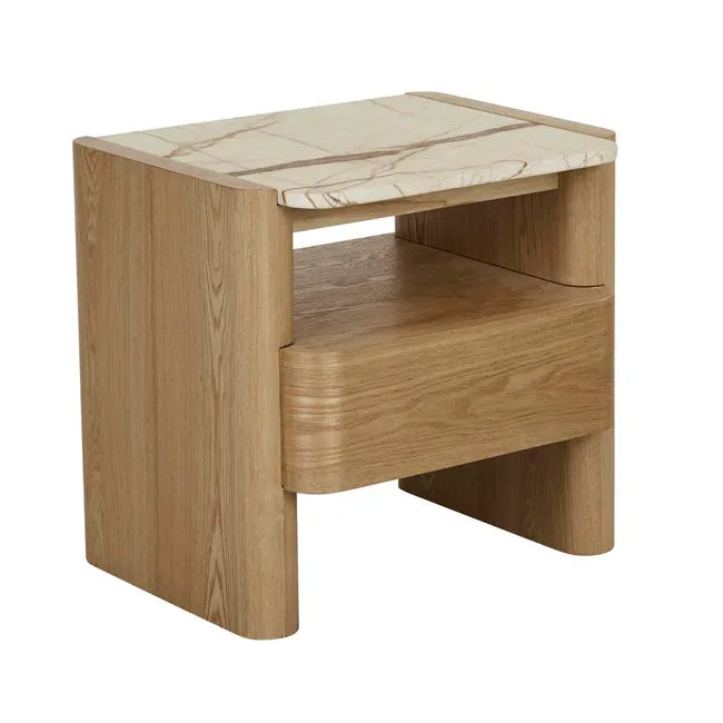 GLOBEWEST FLOYD MARBLE BEDSIDE