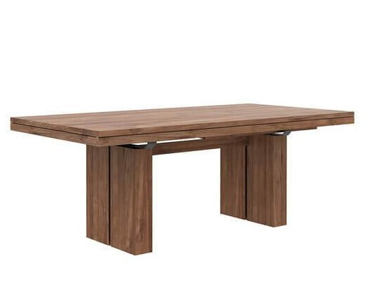 ETHNICRAFT DOUBLE EXTENSION DINING TABLE