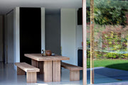 ETHNICRAFT TEAK DOUBLE DINING TABLE - The Banyan Tree Furniture & Homewares