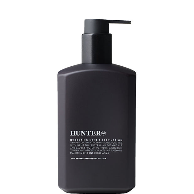 HUNTER LAB HYDRATING HAND AND BODY LOTION  550ML - The Banyan Tree Furniture & Homewares