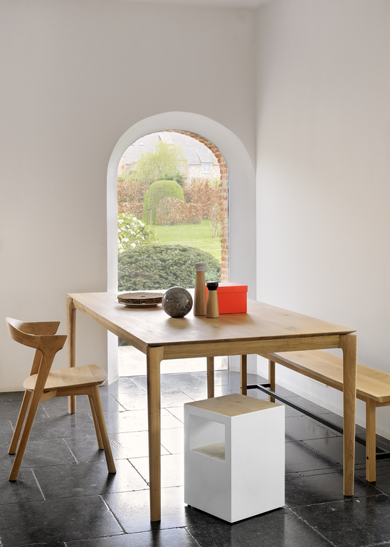 ETHNICRAFT OAK BOK DINING TABLE The Banyan Tree Furniture