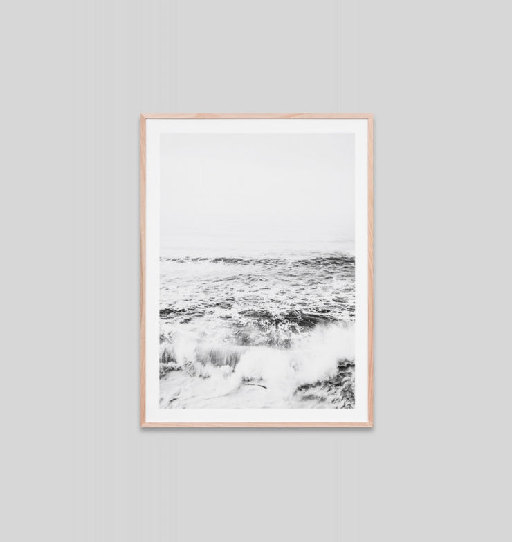 RISING TIDE GREY · FRAMED PRINT - The Banyan Tree Furniture & Homewares