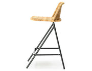 KAKI STOOL WITH BACKREST | BY FEELGOOD DESIGNS