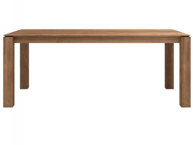 TEAK SLICE DINING TABLE - The Banyan Tree Furniture & Homewares