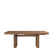 ETHNICRAFT TEAK DOUBLE DINING TABLE - The Banyan Tree Furniture & Homewares