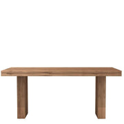 ETHNICRAFT TEAK DOUBLE DINING TABLE - The Banyan Tree Furniture & Homewares