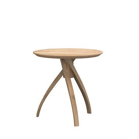 ETHNICRAFT OAK TWIST SIDE TABLE - The Banyan Tree Furniture & Homewares