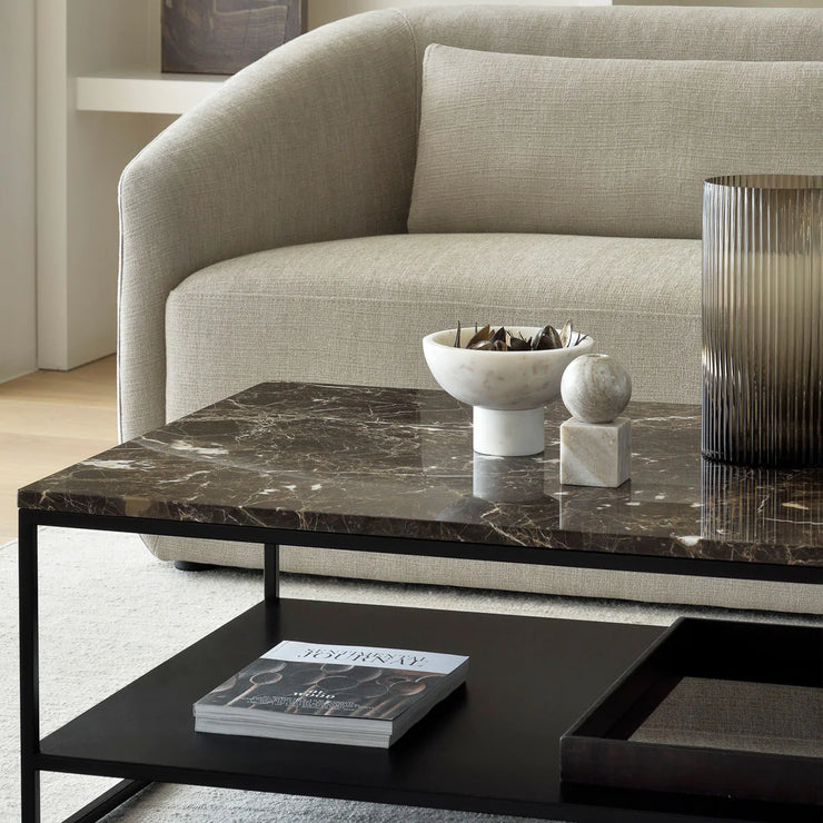 ETHNICRAFT STONE COFFEE TABLE DARK EMPERADOR The Banyan Tree