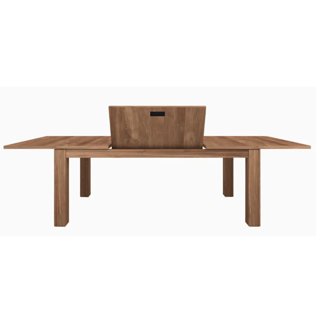 ETHNICRAFT TEAK STRETCH EXTENSION DINING TABLE