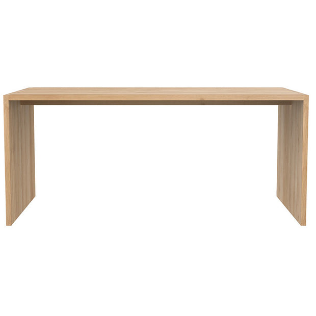 ETHNICRAFT U OAK DESK - The Banyan Tree Furniture & Homewares