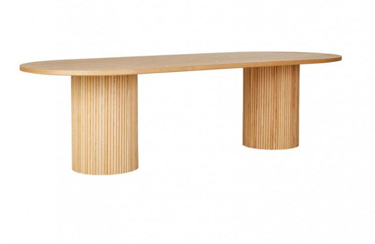 GLOBEWEST BENJAMIN RIPPLE OVAL DINING TABLE – The Banyan Tree Furniture ...