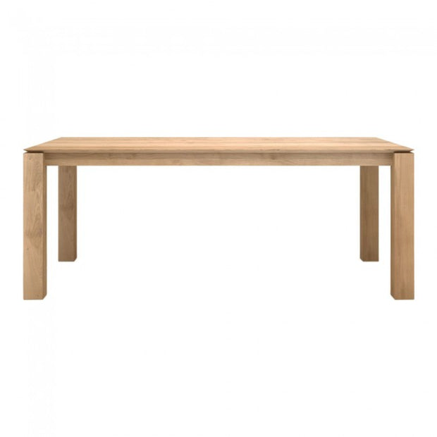 ETHNICRAFT OAK SLICE DINING TABLE - The Banyan Tree Furniture & Homewares