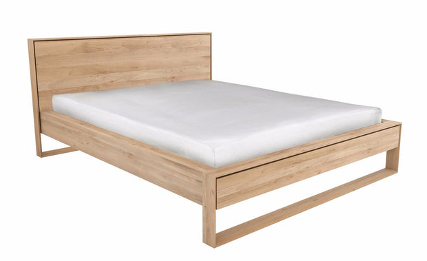 ETHNICRAFT OAK NORDIC BED - The Banyan Tree Furniture & Homewares