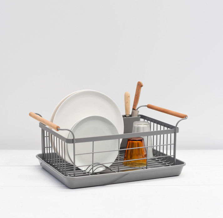 Dish Drying Rack Yamazaki Drainer Tray YAMAZAKI TOSCA DISH DRAINER