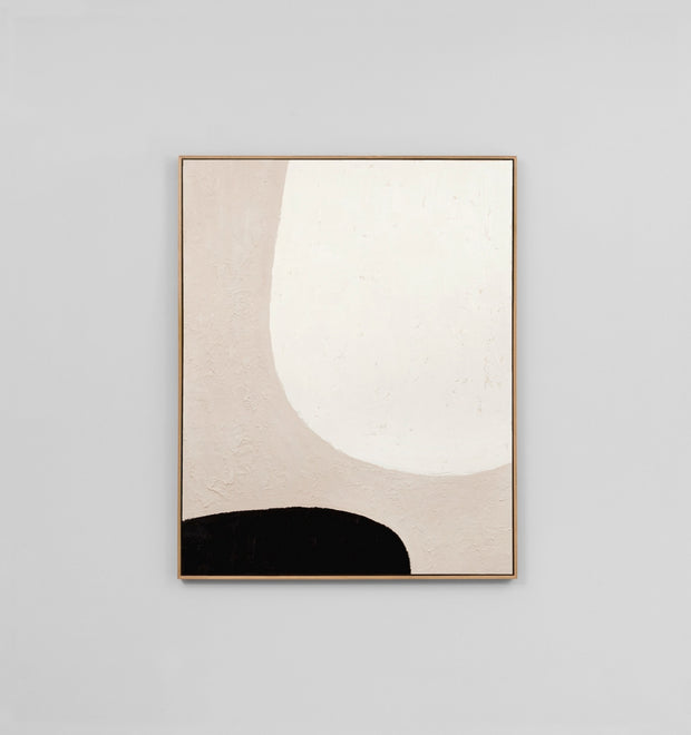 PAROS DARK 1 - FRAMED CANVAS - The Banyan Tree Furniture & Homewares