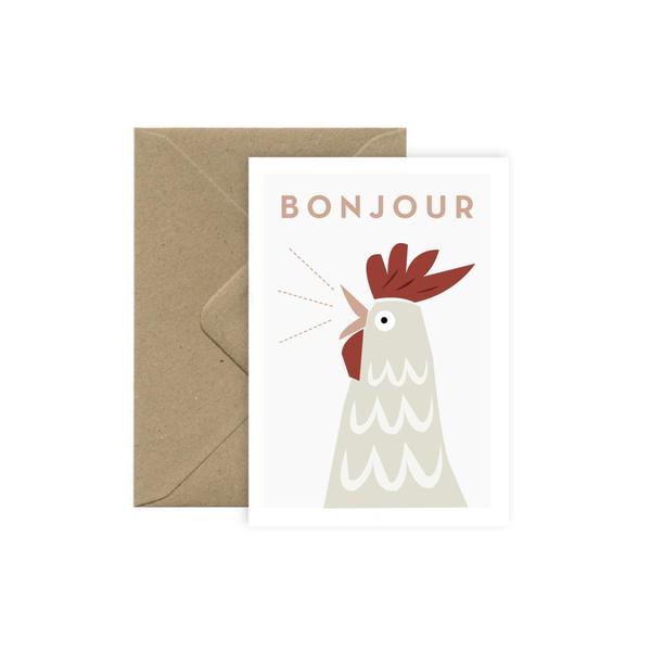 BONJOUR CARD - The Banyan Tree Furniture & Homewares