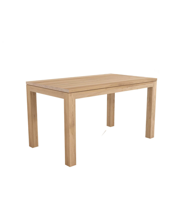 ETHNICRAFT OAK STRAIGHT DINING TABLE - The Banyan Tree Furniture & Homewares